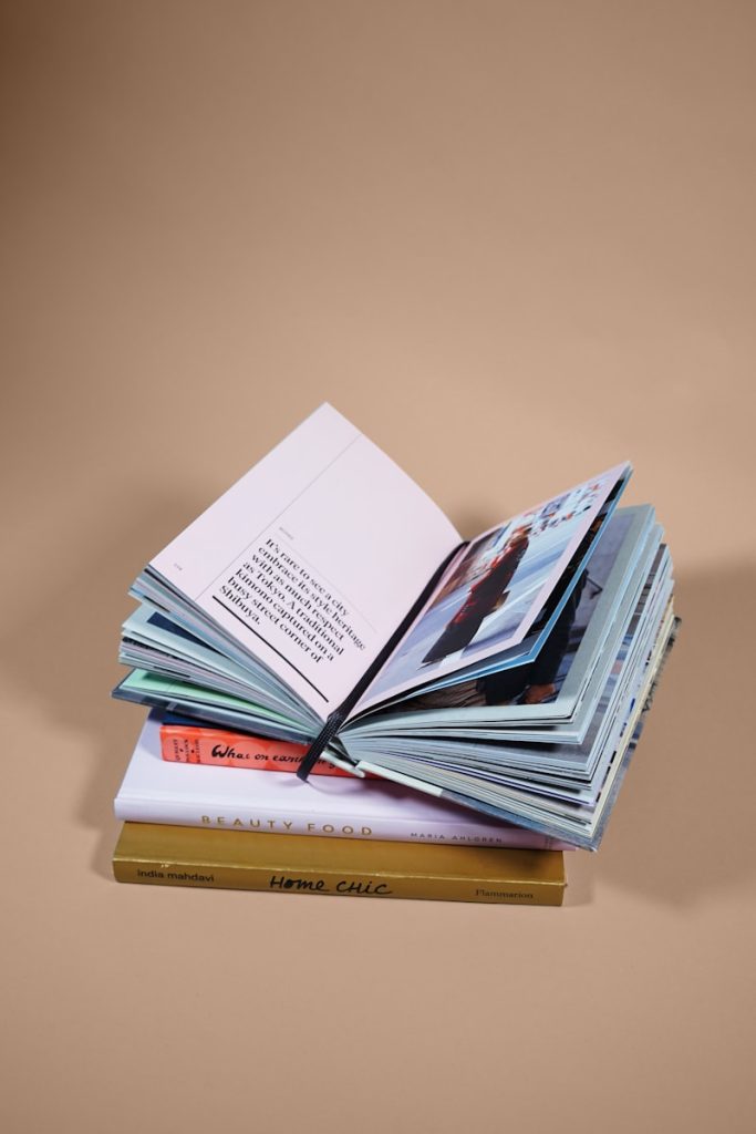 Antique book on wooden surface